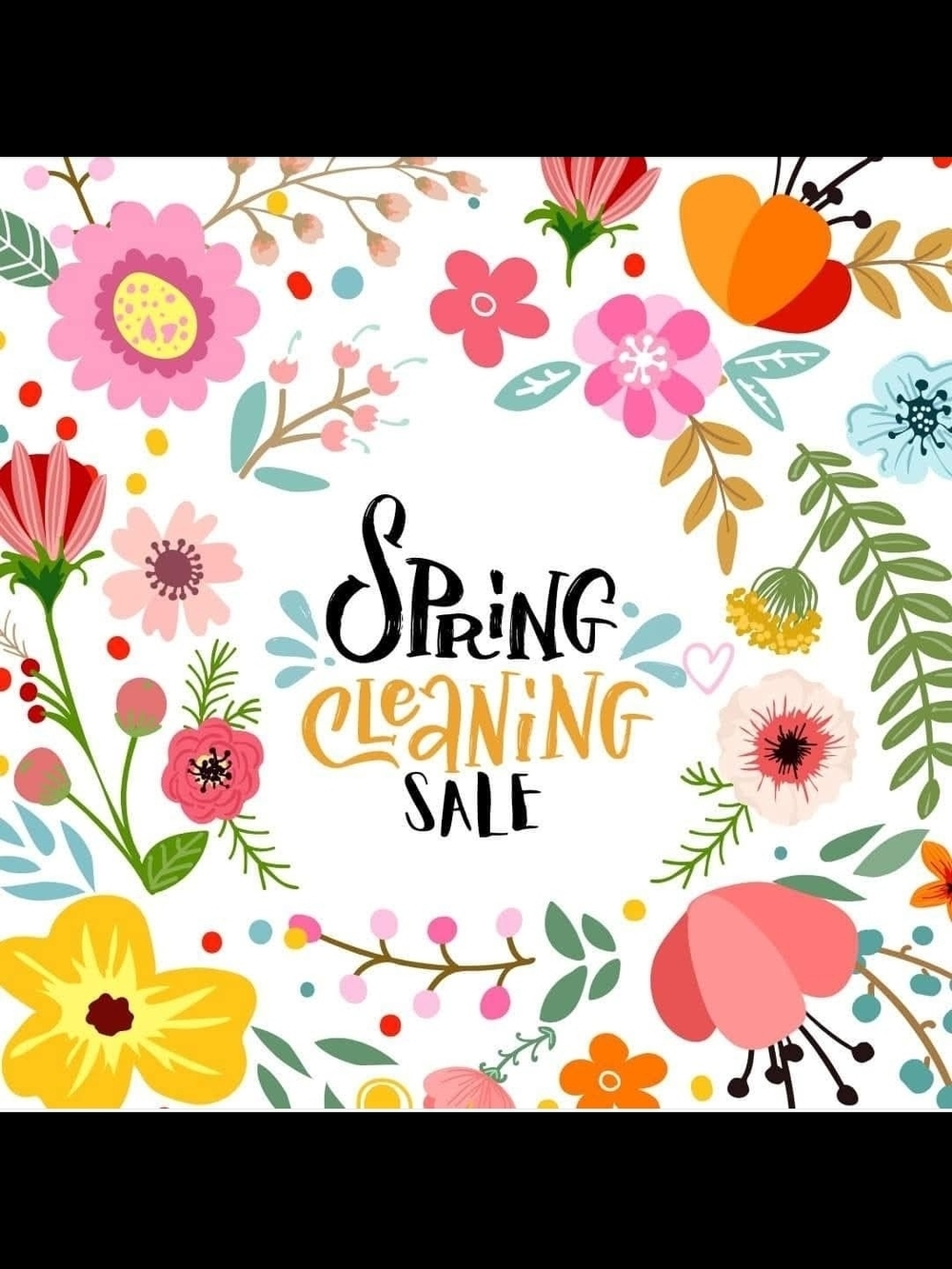 Spring Cleaning Sale